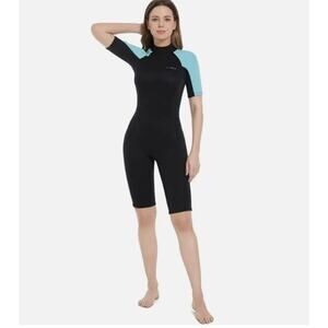 DARK LIGHTNING Women's Wetsuit, Cold Water use,2mm Neoprene--Sz M/L